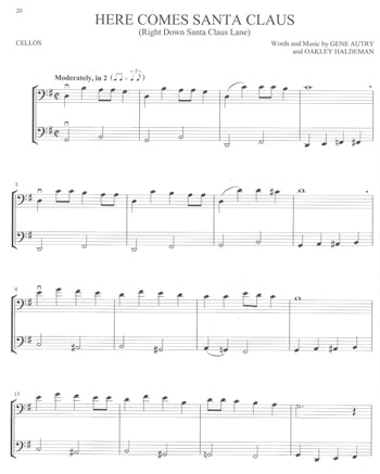 Christmas Hits for Two Cellos