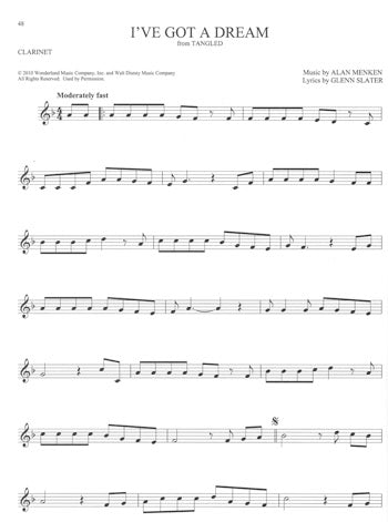 101 Disney Songs Clarinet