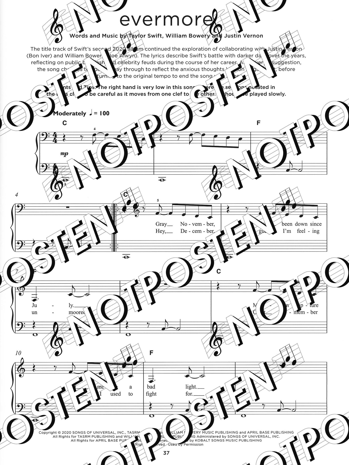 40 Taylor Swift Songs Really Easy Piano