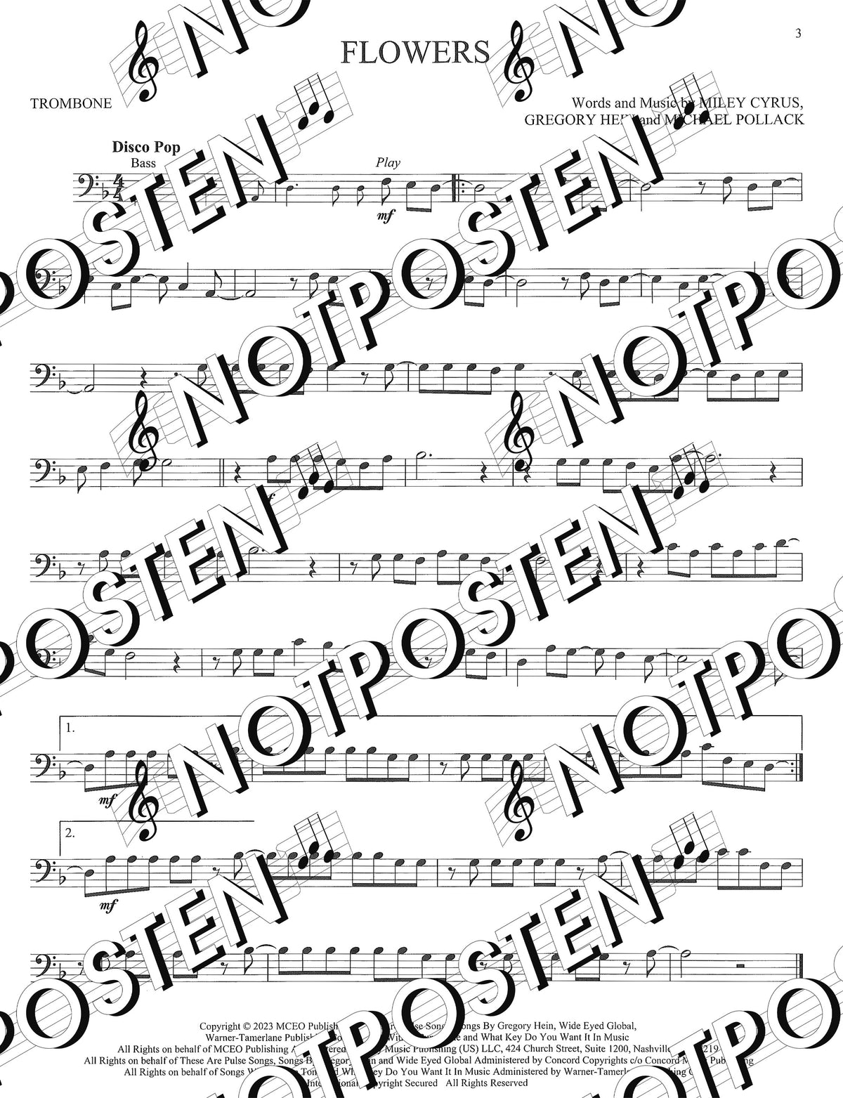 11 Top Hits Trombone