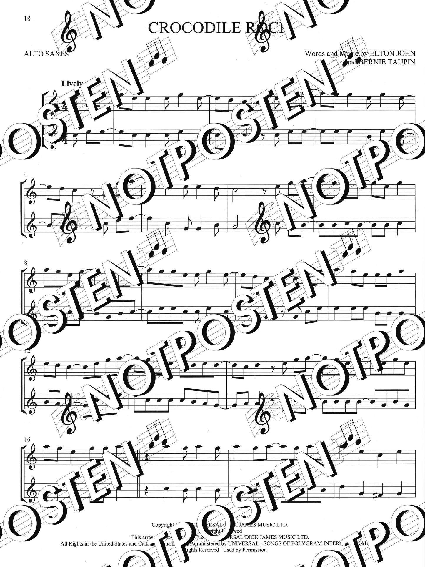 First 50 Duets for Alto Saxes