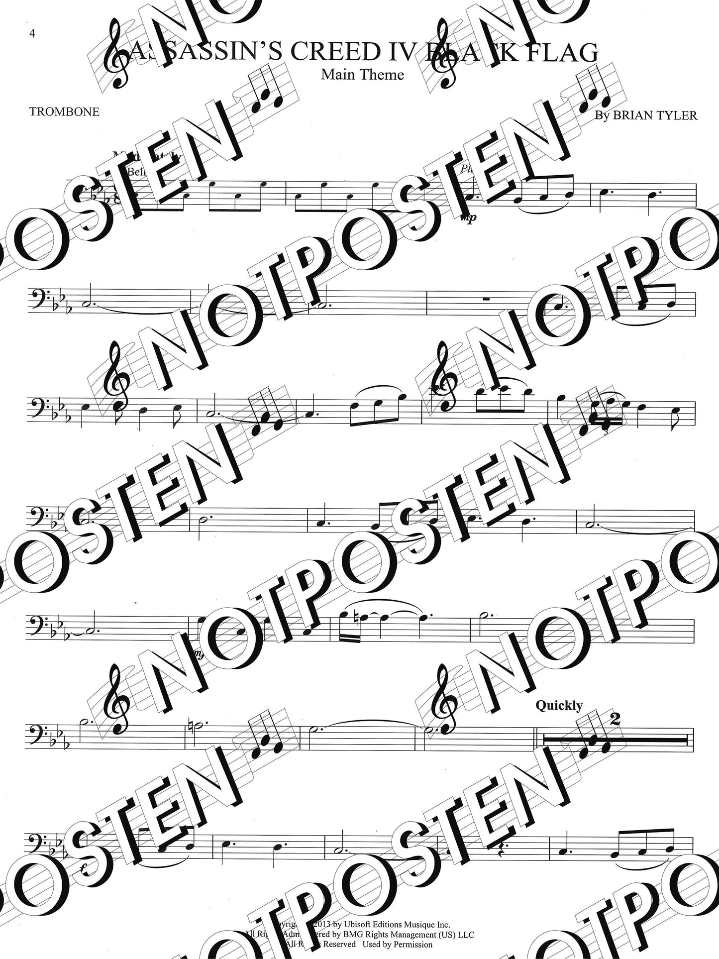 Popular Video Game Music: Themes from 14 Games (Trombone)