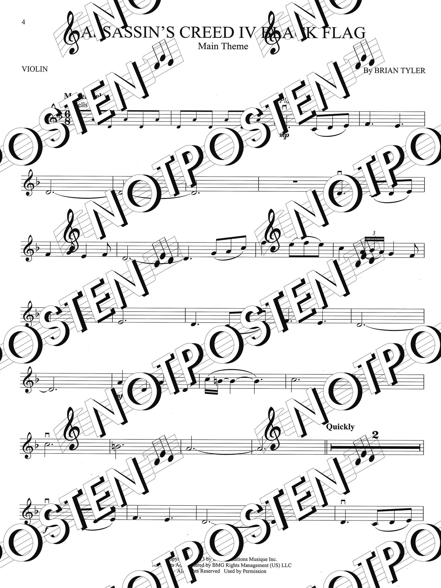 Popular Video Game Music: Themes from 14 Games (Violin)