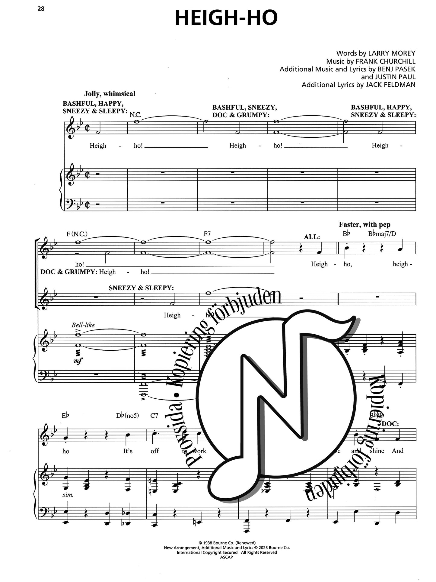 Disney: Snow White (Vocal Selection)