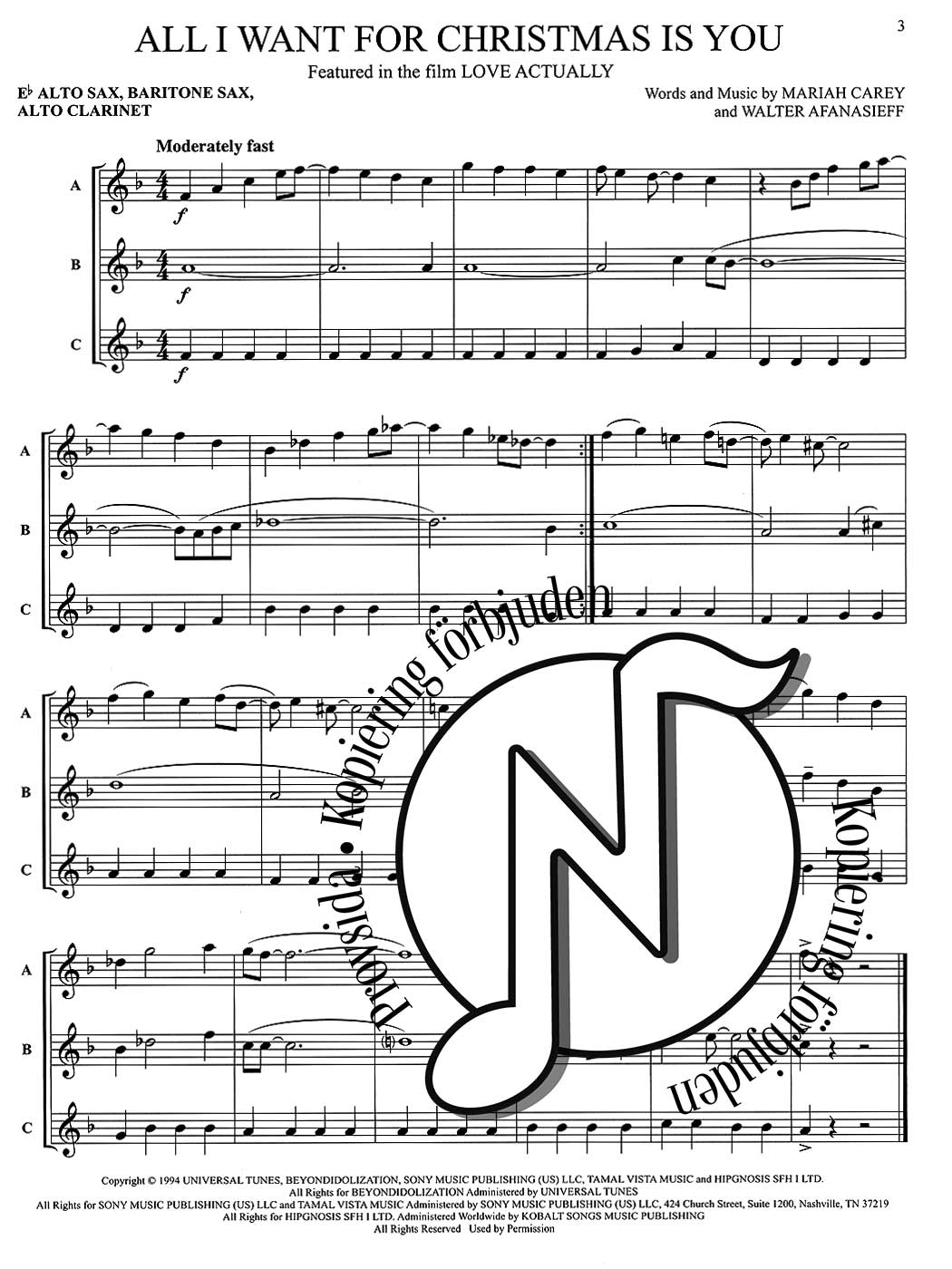 Flex-Pops for Winds: Christmas (Eb Alto Sax, Baritone Sax, Alto Clarinet)