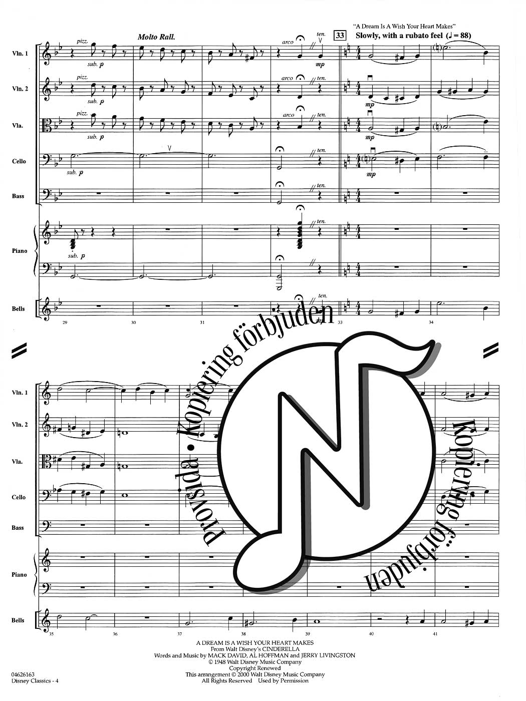 Pop Specials for Strings: Disney Classics (Grade 3-4)