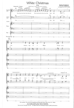 White Christmas SATB