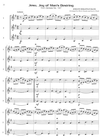 Compatible Trios for Christmas Violin