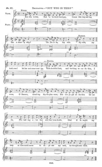 Samson part I-III Händel SATB
