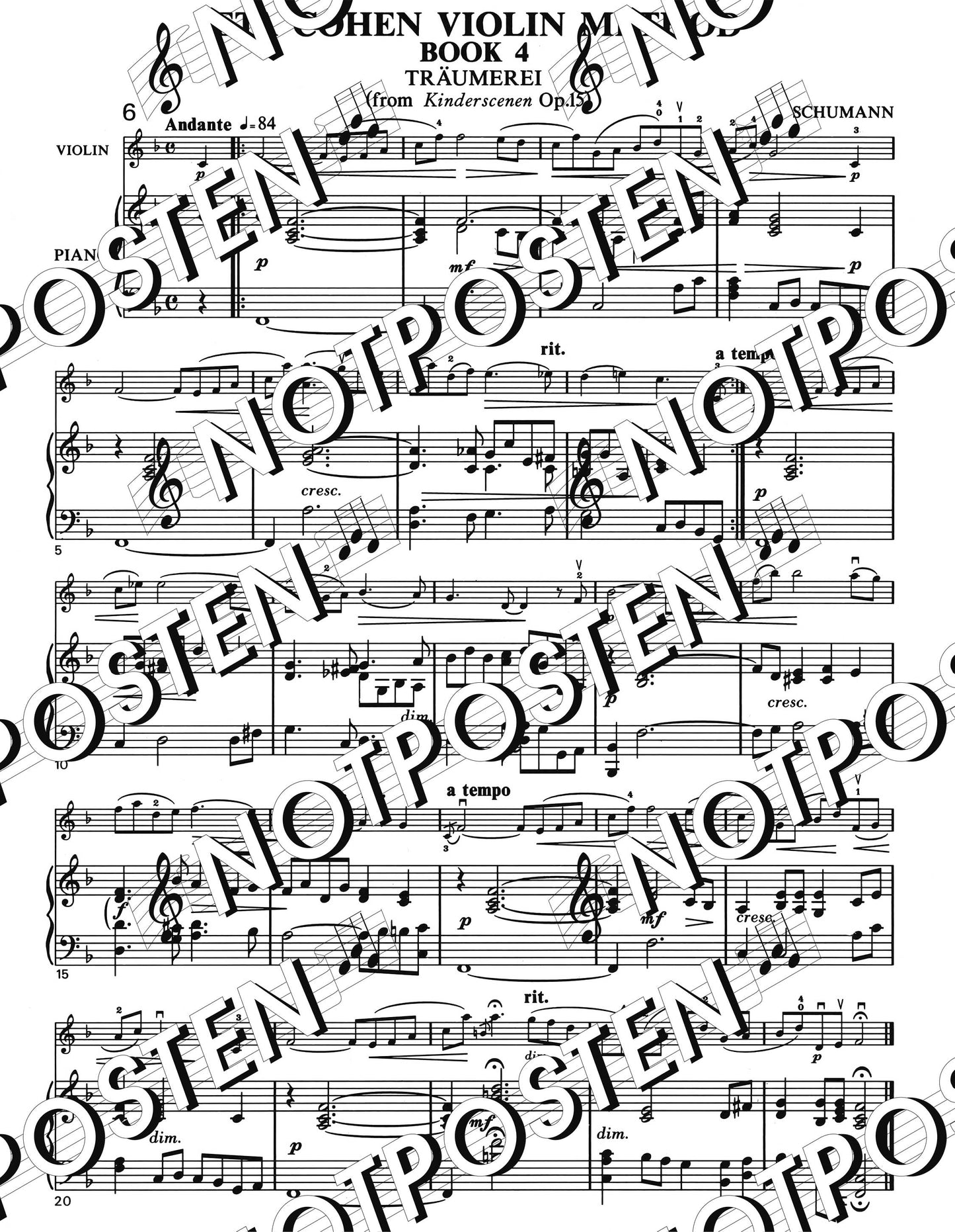 Eta Cohen Violin Method Book 4