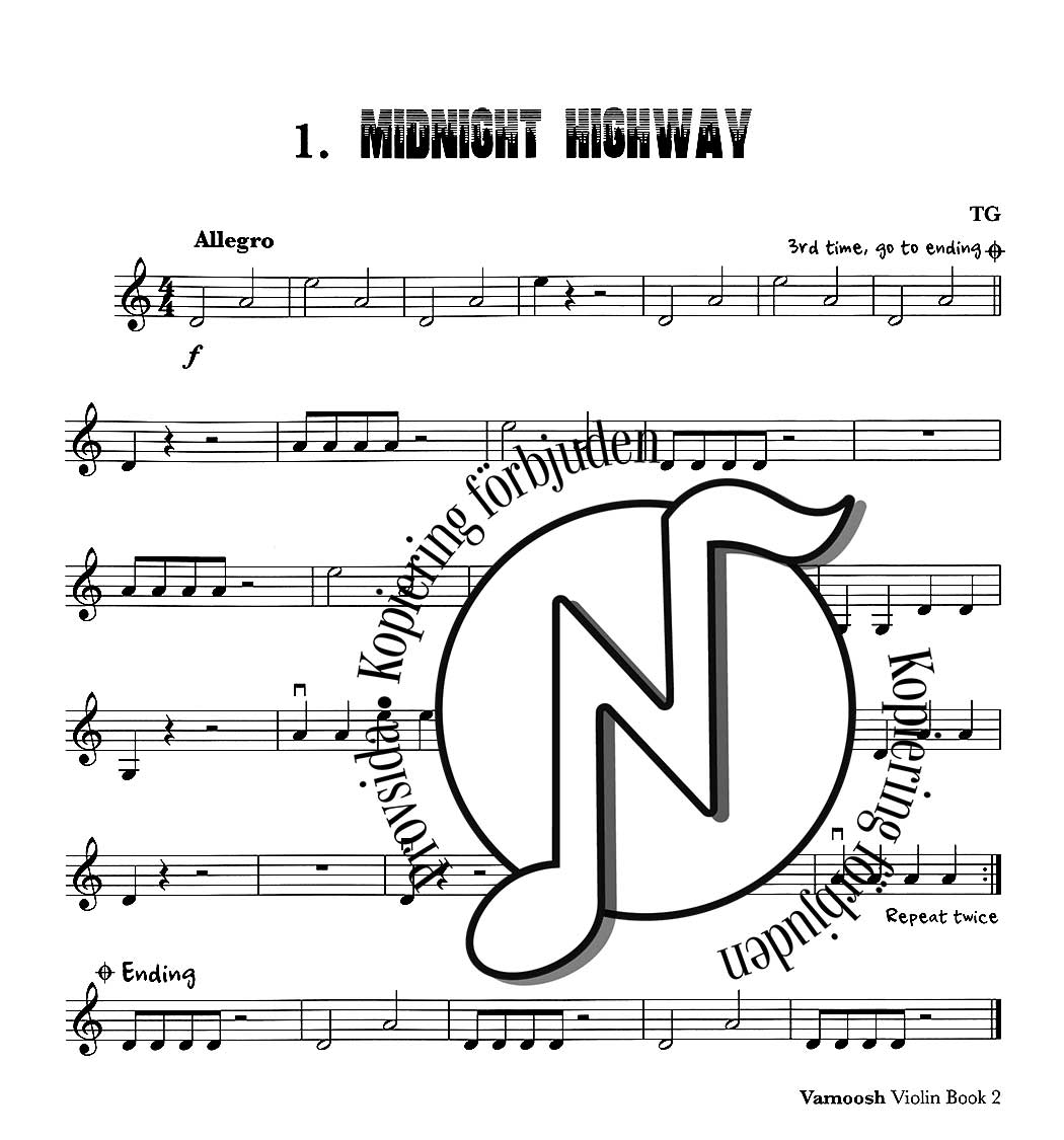 Vamoosh Violin Book 2