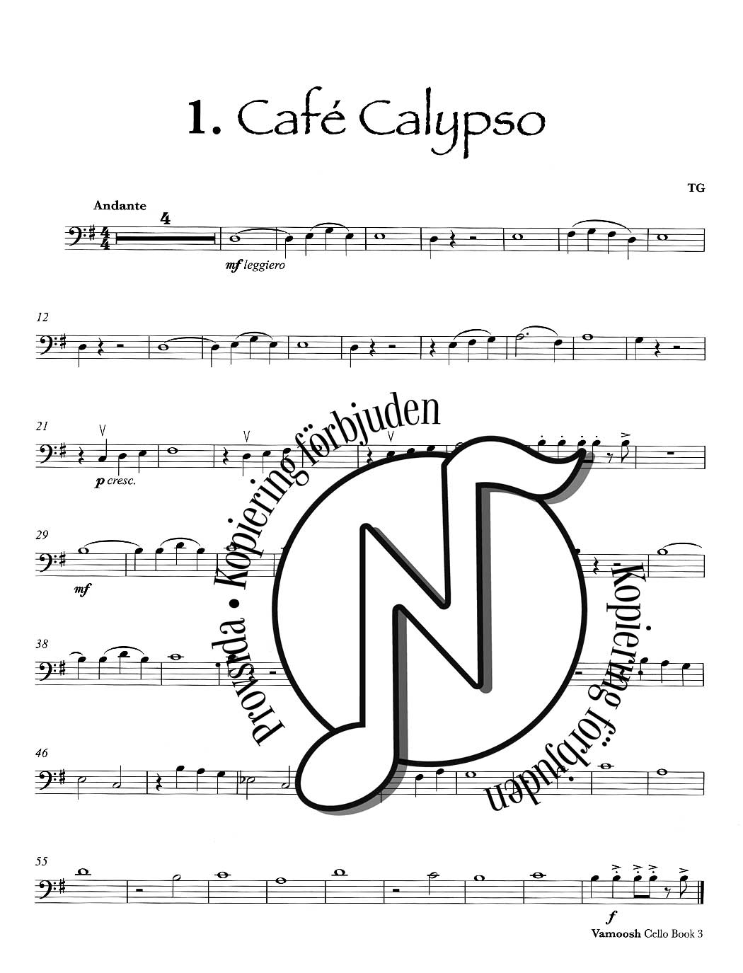 Vamoosh Cello Book 3