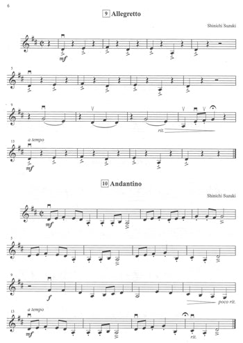 Suzuki Duets For Violins