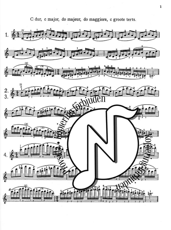 Carl Flesch: Scale System (Violin)