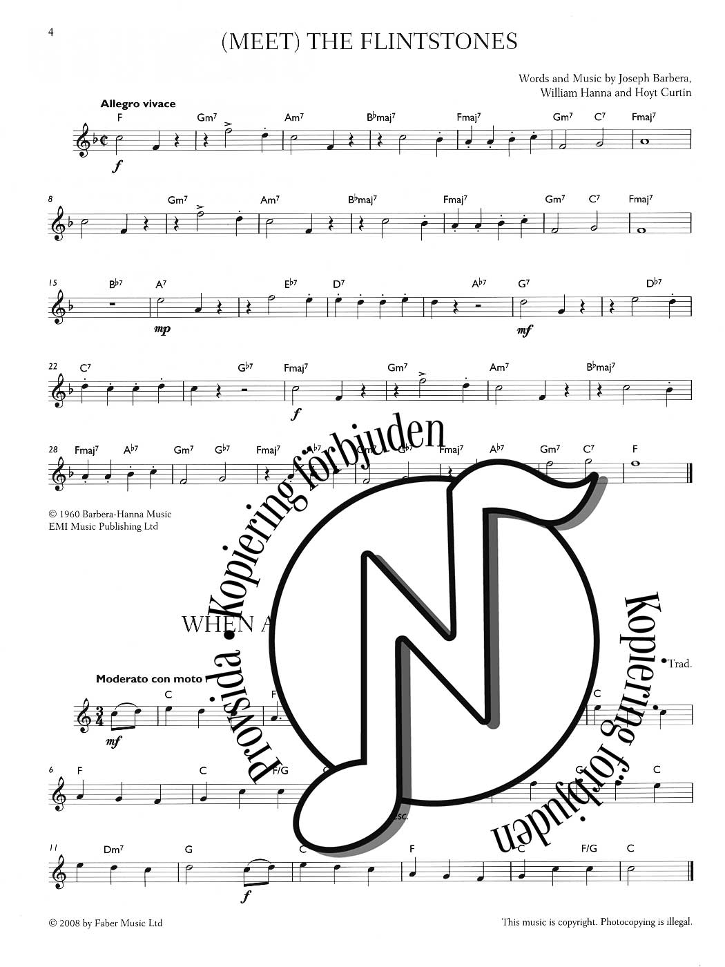 Mini Fake Book for Flute