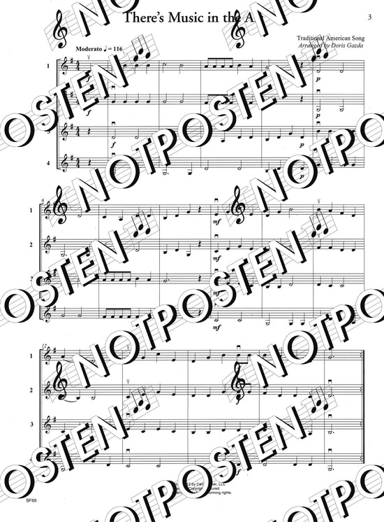 Carl Fischer Progressive Quartets Violin