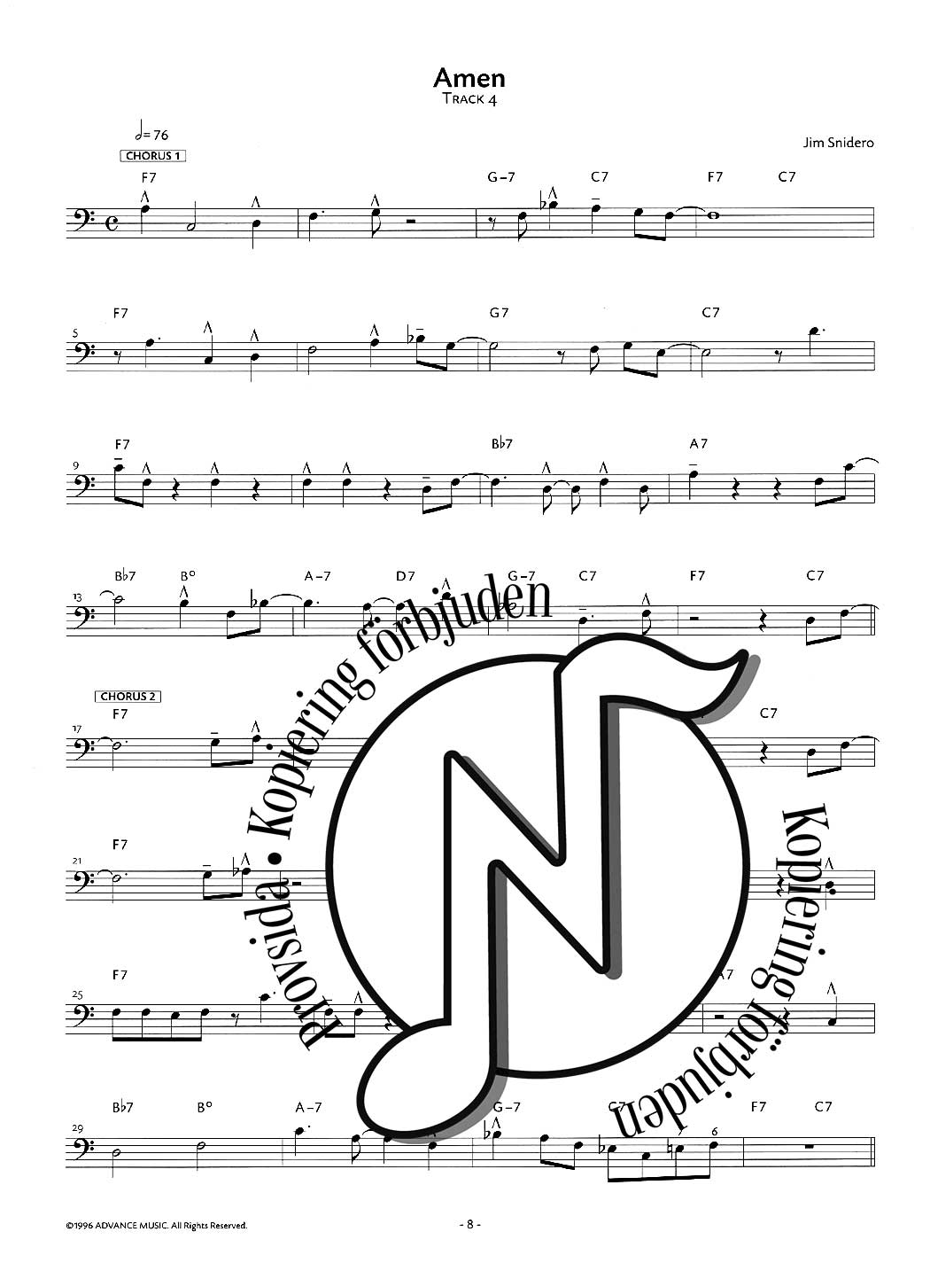 Jazz Conception: 21 Solo Etudes (Trombone)