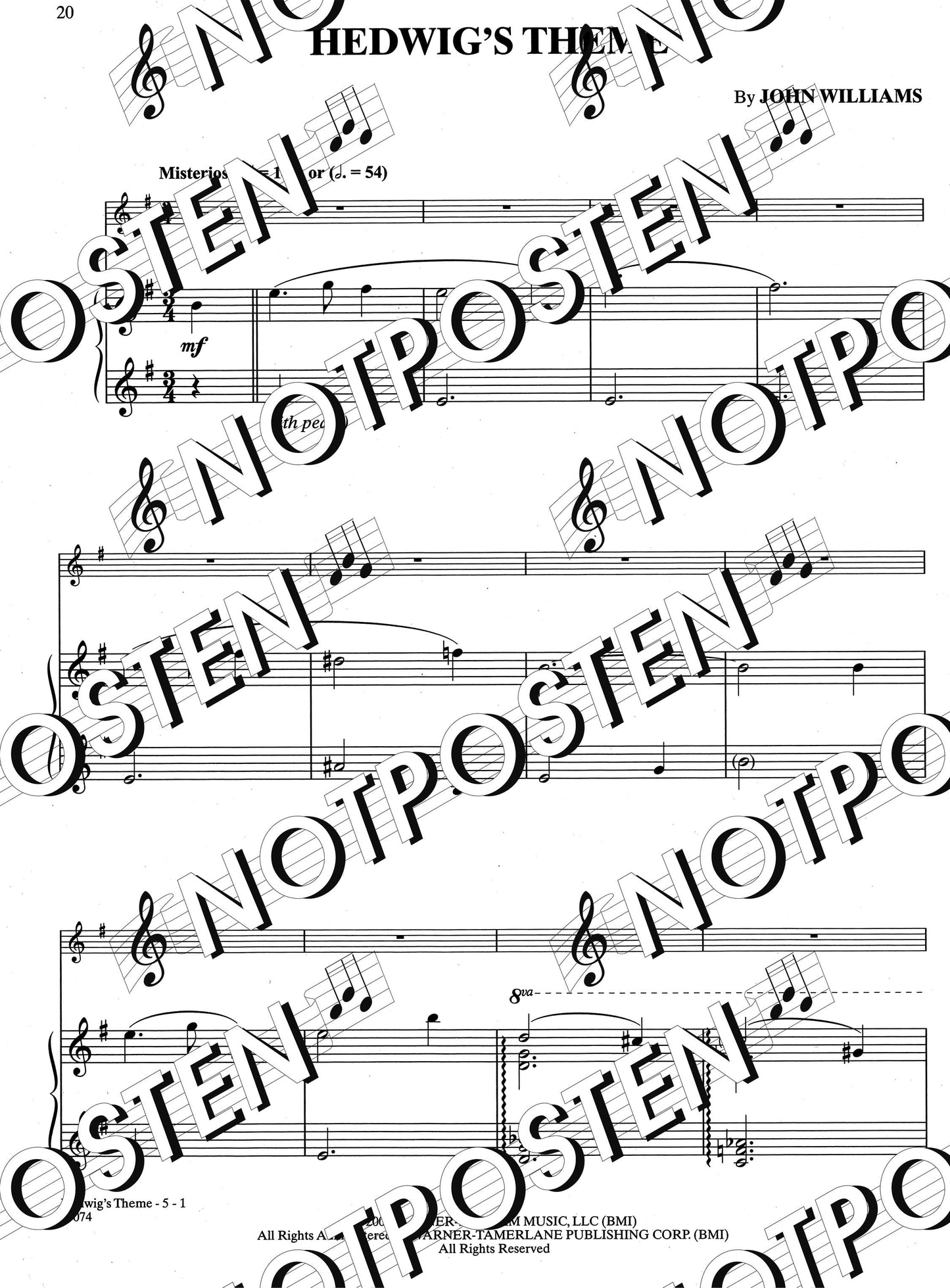Selections Harry Potter Violin