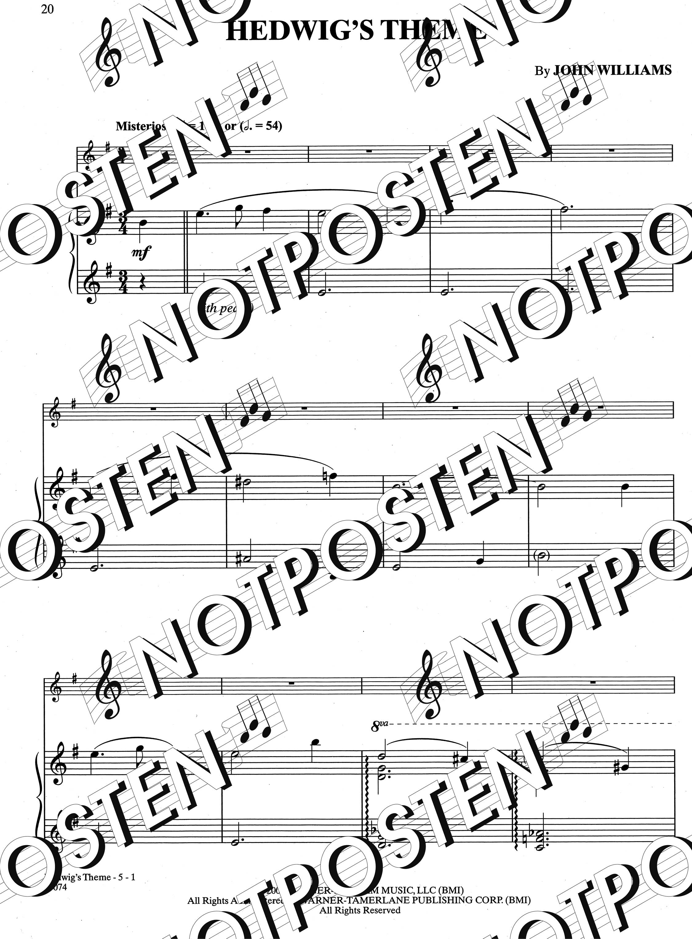 Selections Harry Potter Violin
