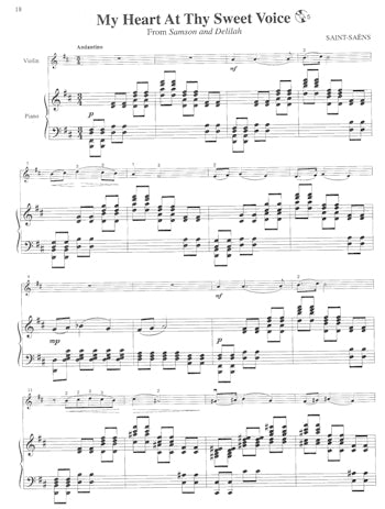 Beautiful Operatic Melodies For Violin