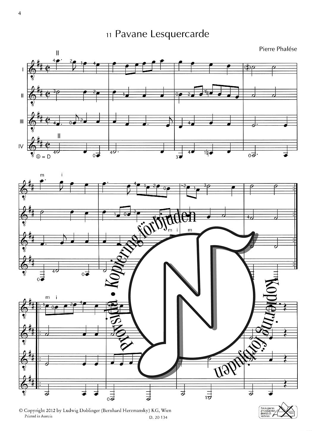 A Cuatro: Musik Für Vier Gitarren Vol. II