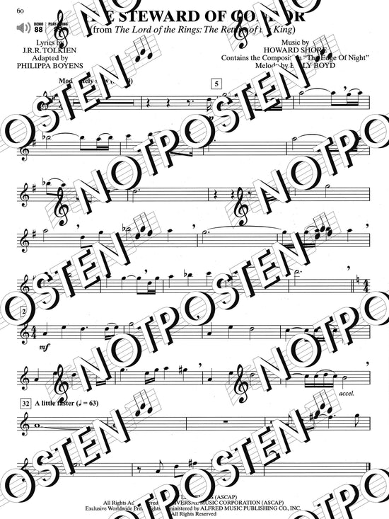 Ultimate Movie Instrumental Solos Altosax