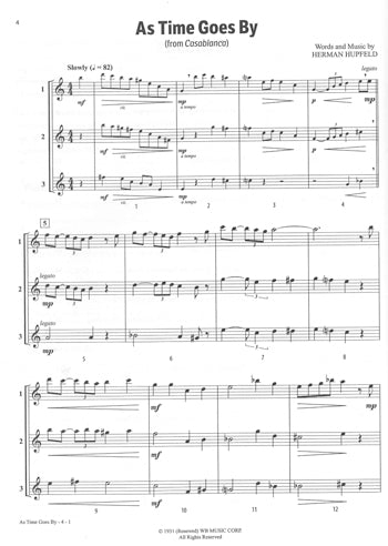 Solos, Duets & Trios for Winds: Movie Favorites (Alto-/Baritone Sax)