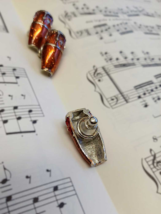 Pin Conga Drum Orange