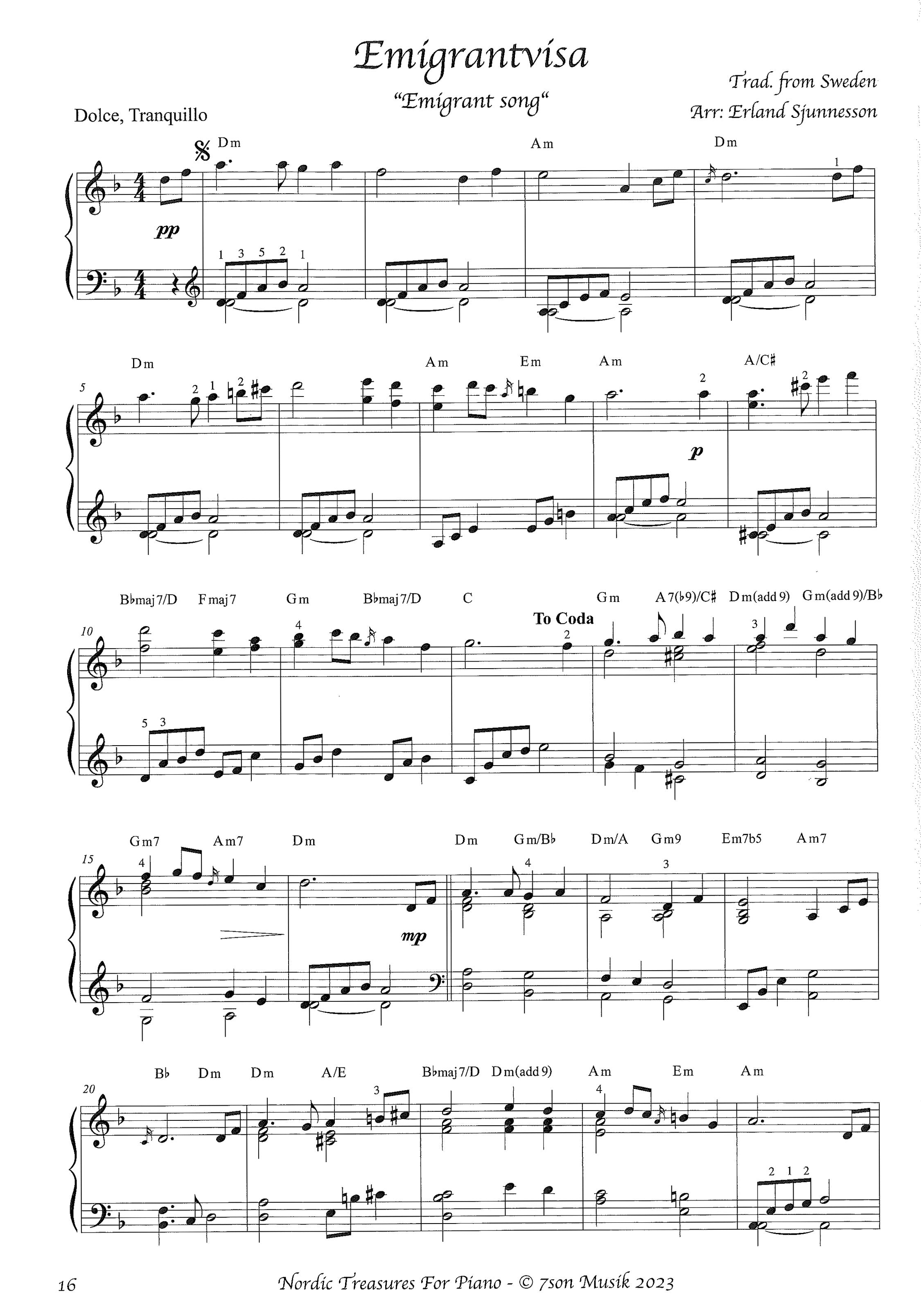 Nordic Treasures for Piano