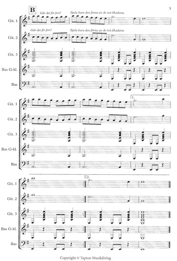 Gitarrorkester Spelarna del 1