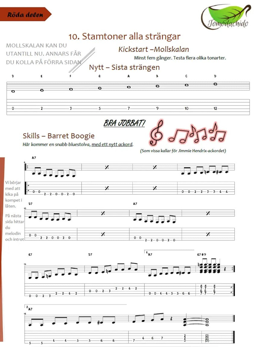 Kickstarta Nya Skills: Elgitarr Stora Boken