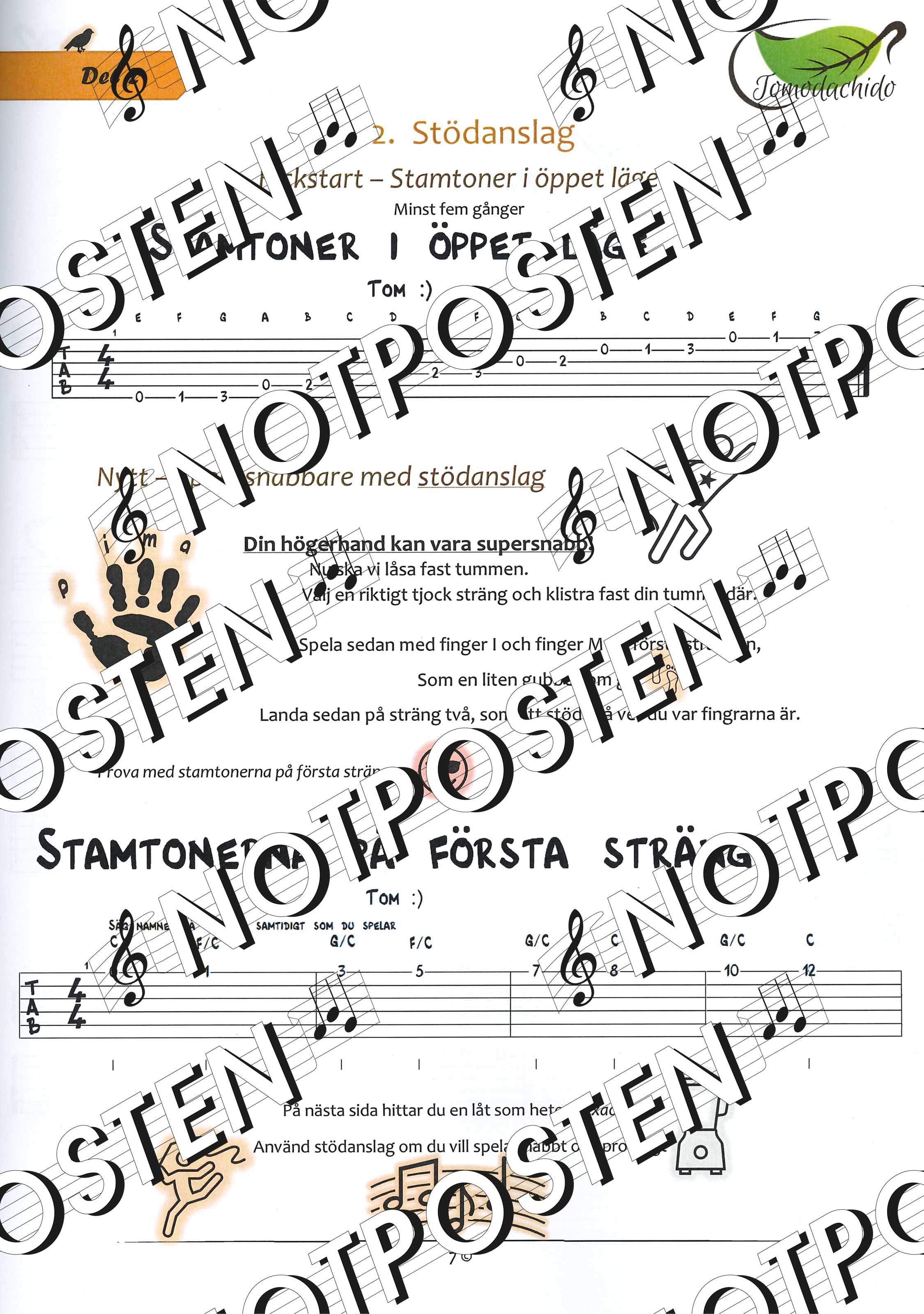 Kickstarta Nya Skills: Gitarr-Fingerstyle Stora Boken