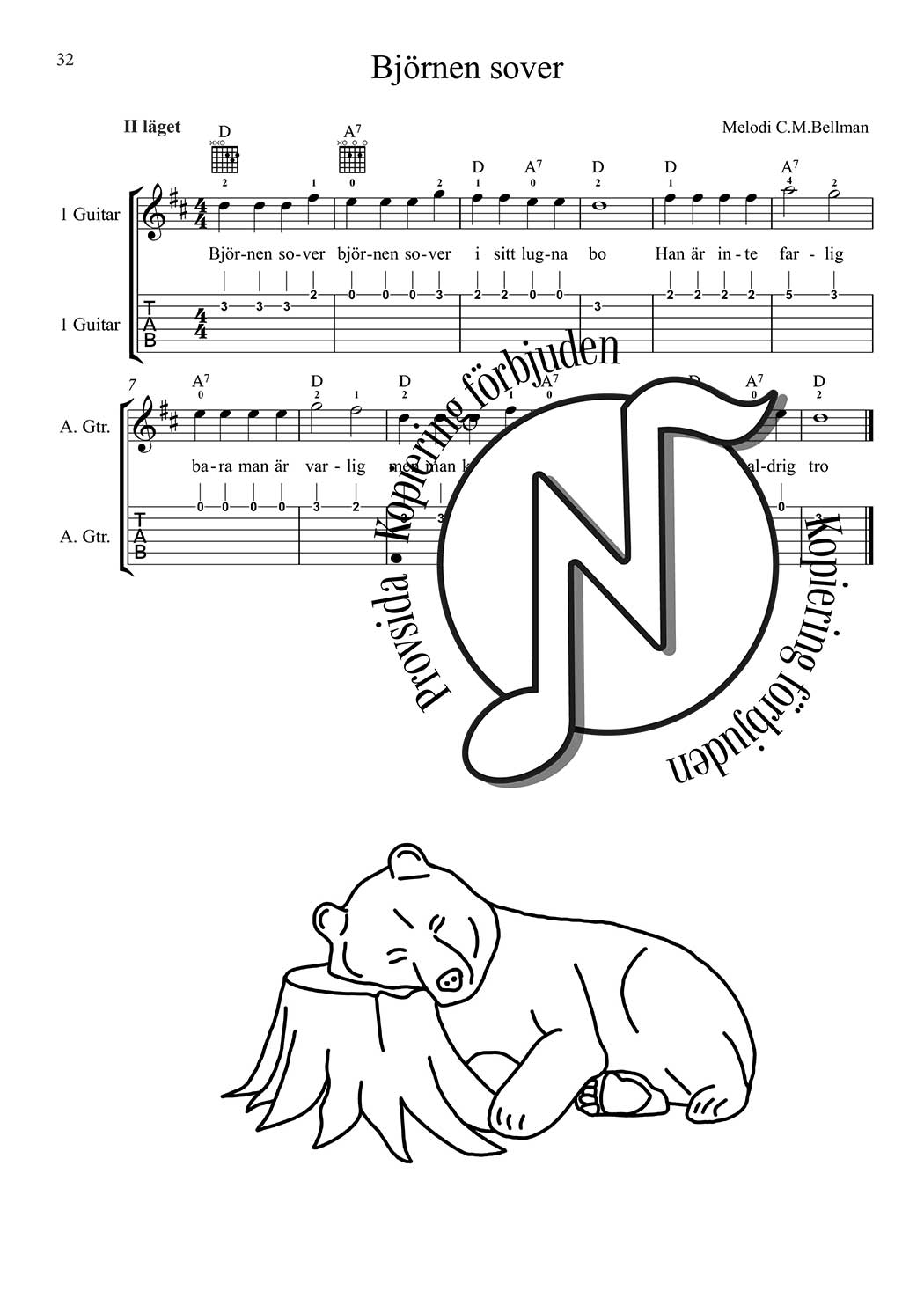 Spela och lär! nybörjarskola för gitarr Del 1