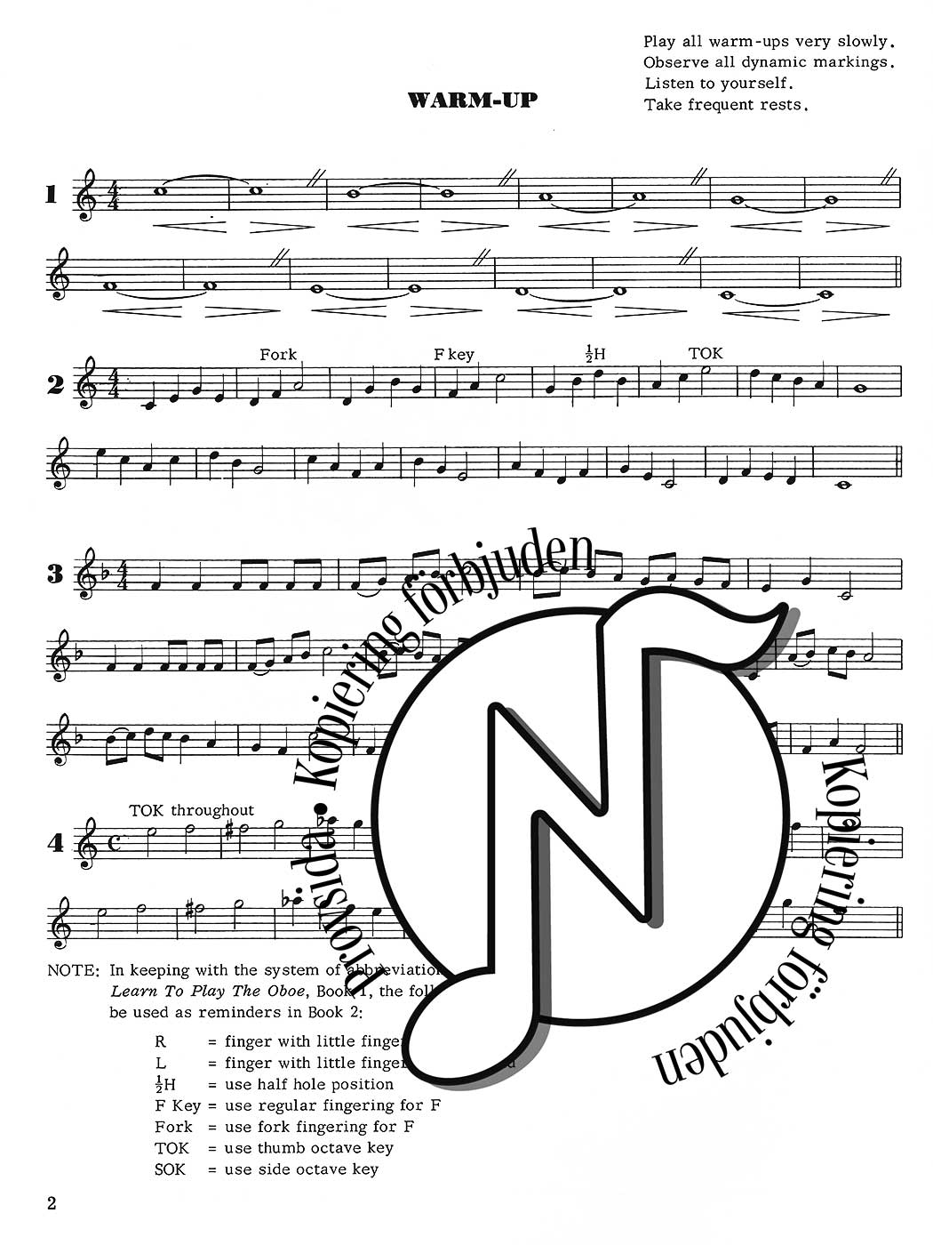 Learn To Play the Oboe! Book Two