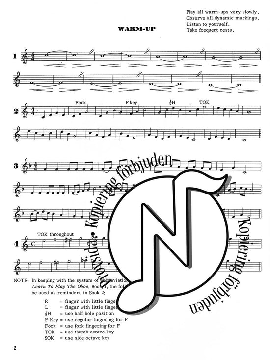 Learn To Play the Oboe! Book Two