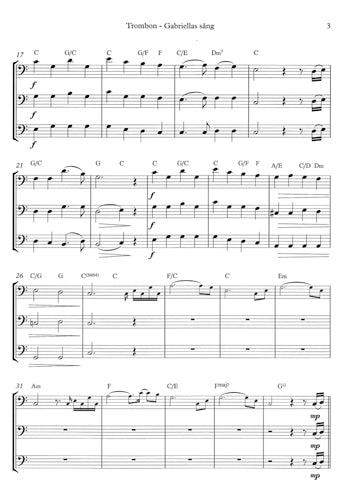 3 x Trombon