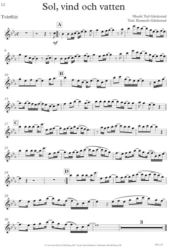 Solisten 3 Tvärflöjt