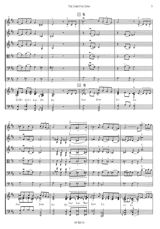 Musik för stråkorkester: The Christmas Song