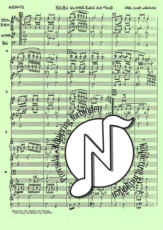 Solen glimmar: Flöjtkvartett