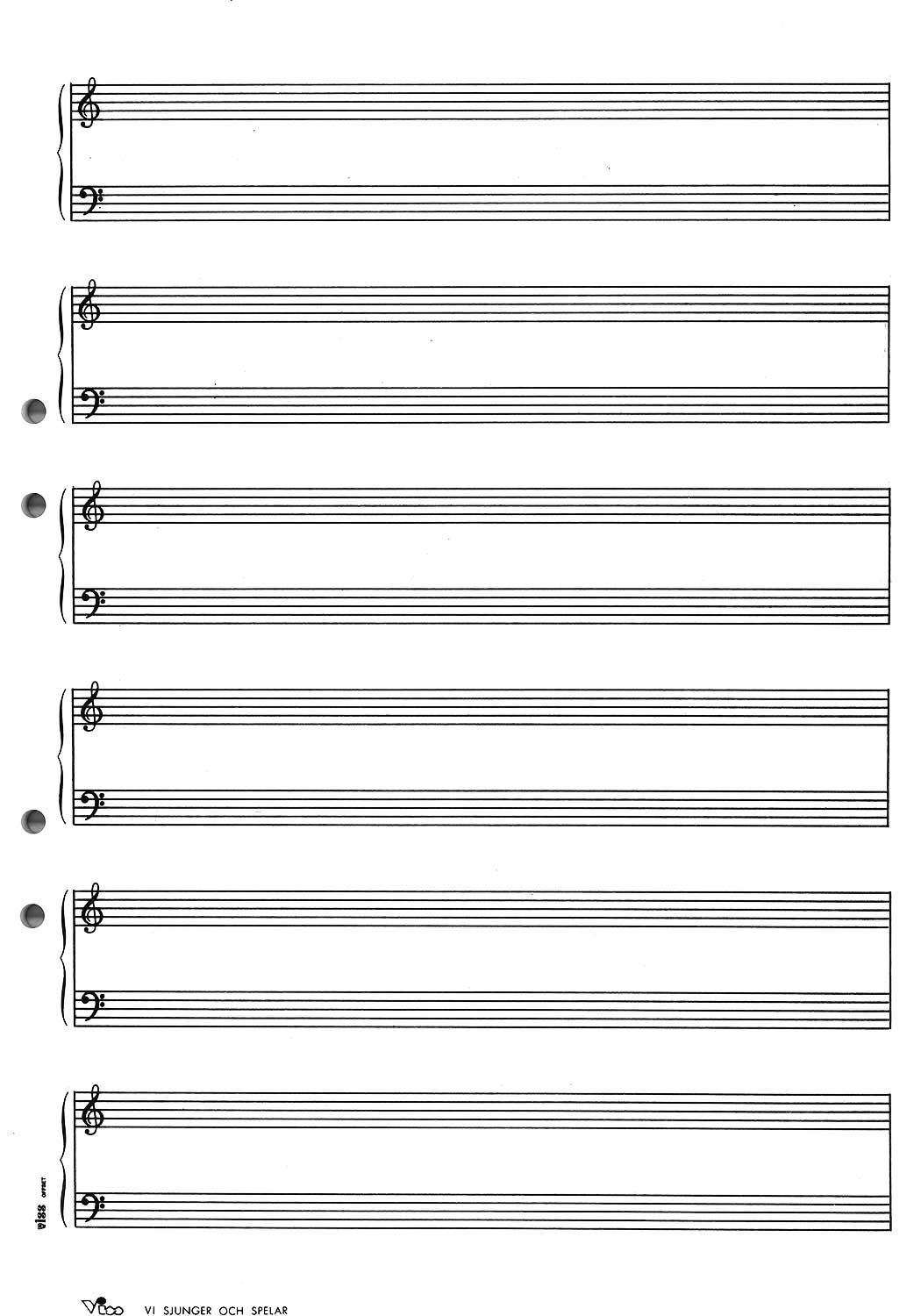 Notblock G-klav och Bas-klav