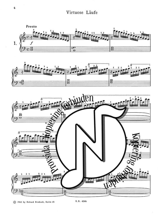 Czerny: Grundelemente Der Klaviertechnik Band II