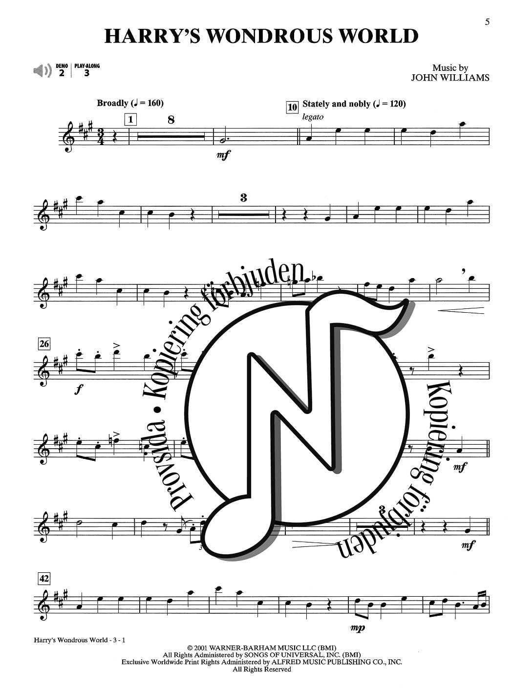 Harry Potter Complete Alto Sax