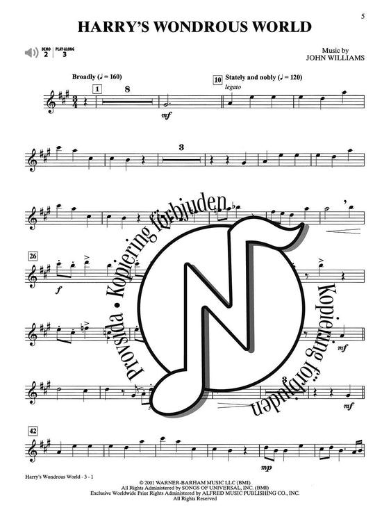 Harry Potter Complete Alto Sax