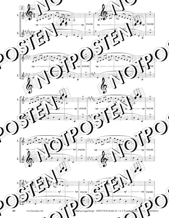 Basics Plus: Studies for 1 or 2 Trumpets (and other brass instruments)