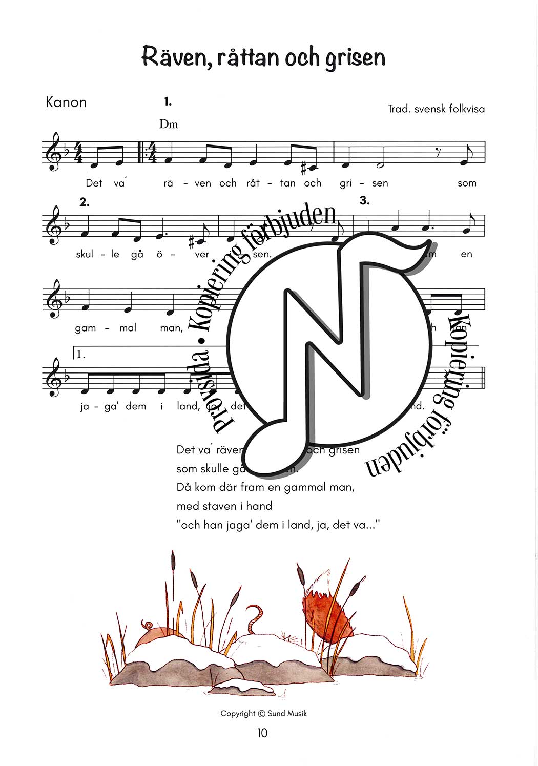 Kanonfint: Utvalda kanonsånger för alla åldrar