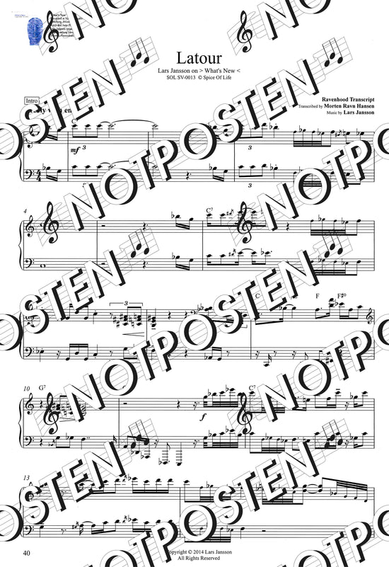 Piano Transcriptions: Lars Jansson