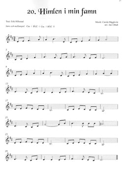 Julens bästa sånger för Horn i F Andrastämmor