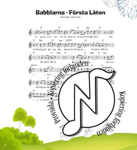 Babblarnas låtar: noter & texter