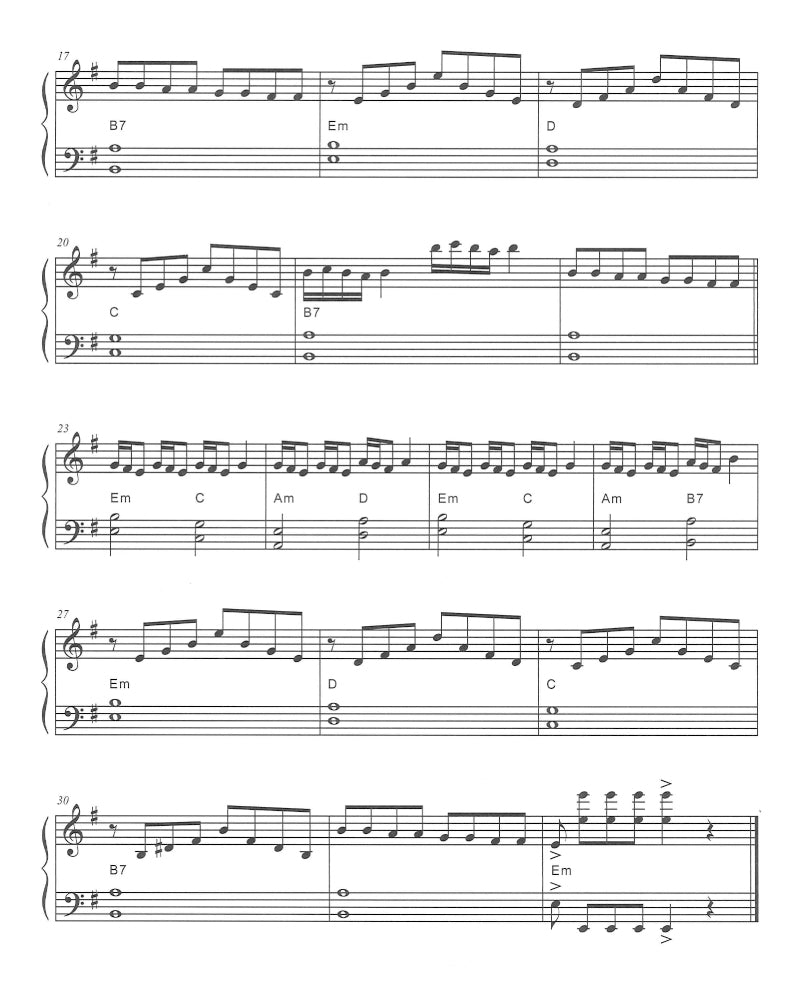 Glada toner för Piano