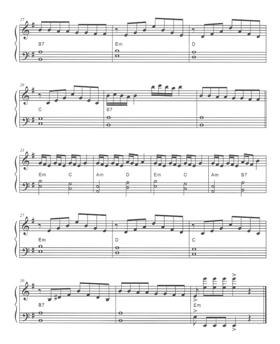 Glada toner för Piano